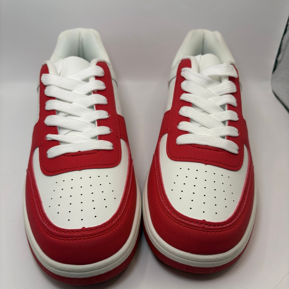 FABKIDS Sneakers Red White‎ Size 5 unisex